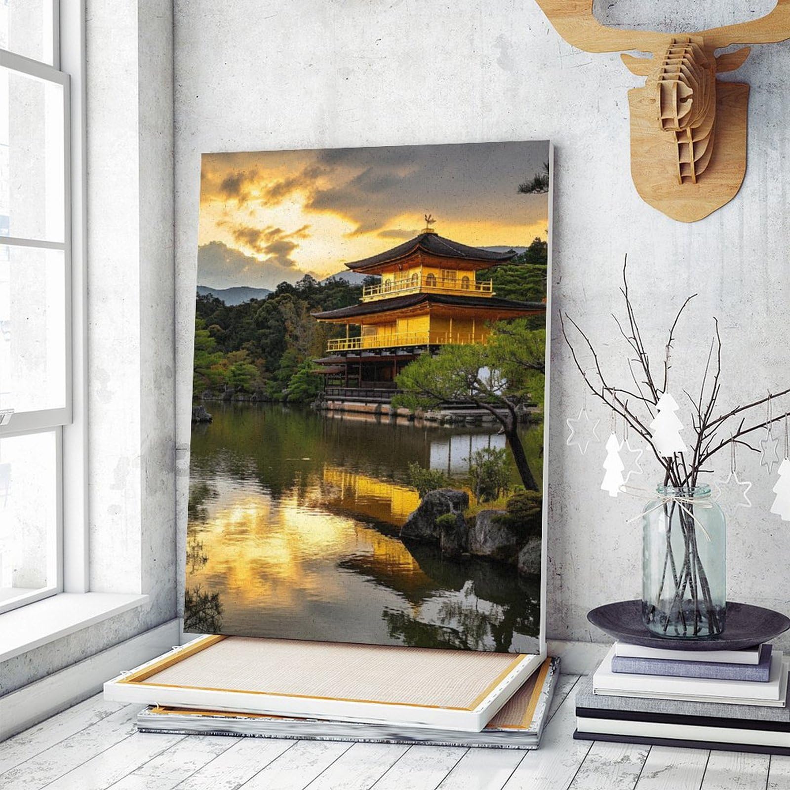 油絵 絵画 時計 【おとぎの国】 油絵 絵画 時計 【おとぎの国】 油絵 絵画 時計【紅葉の湖